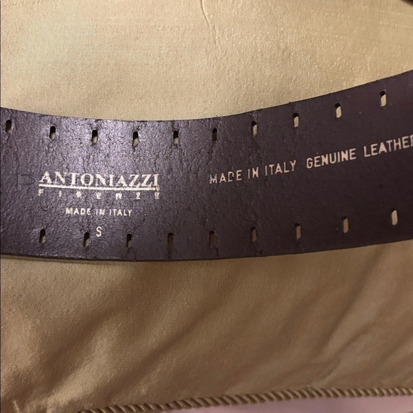 ANTONIAZZI FIRENZE Made in Italy Floral Boho Cowgirl Buckle Belt Size S